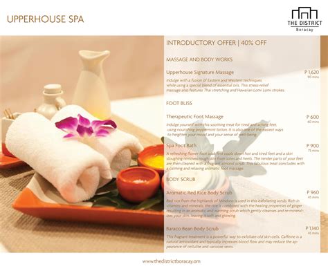 boracay massage price.